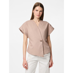 PIECES Fami Top - Silver Mink