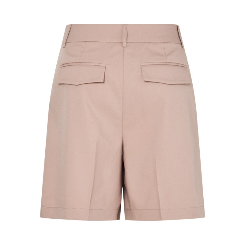 PIECES Fami Bermuda Shorts - Silver Mink