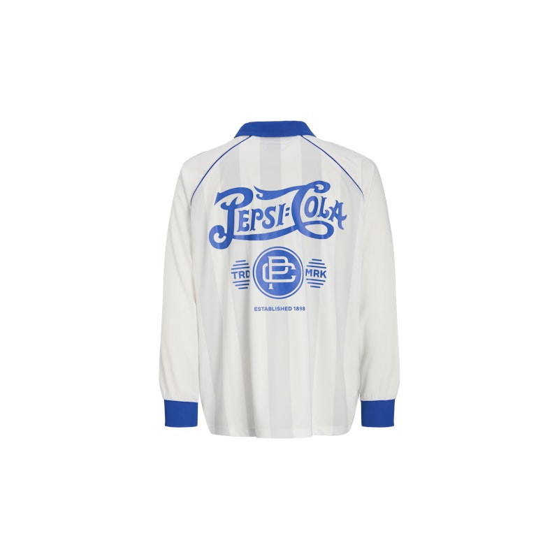 Jack & Jones Pepsi Football LS Polo - Cloud Dancer