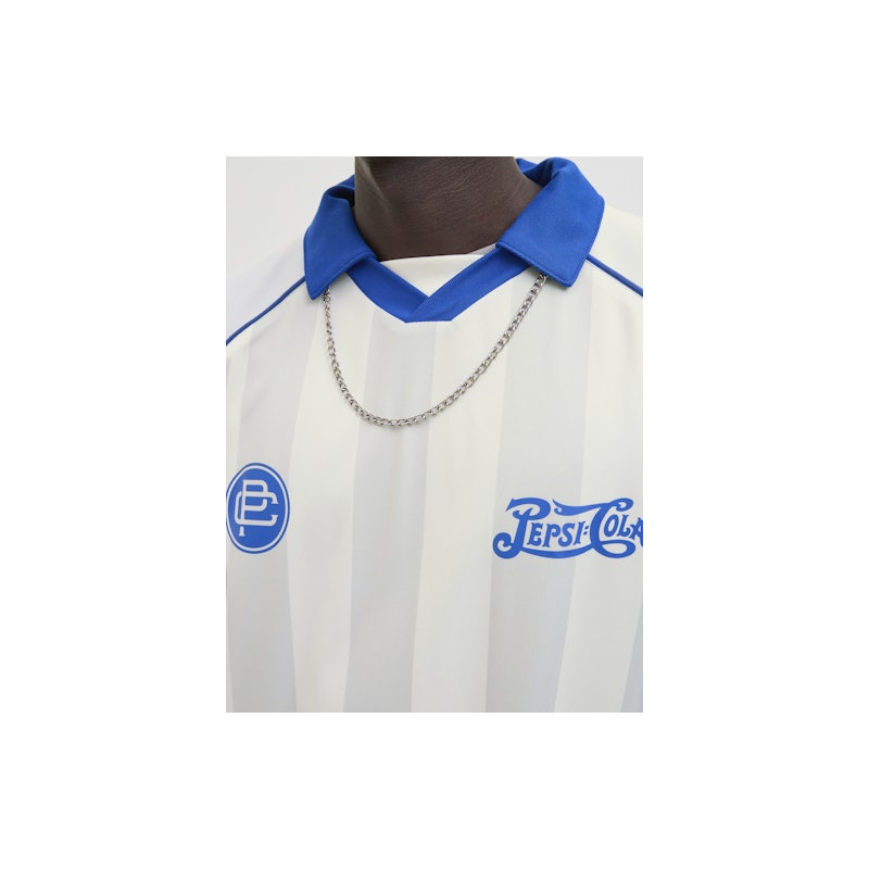 Jack & Jones Pepsi Football LS Polo - Cloud Dancer