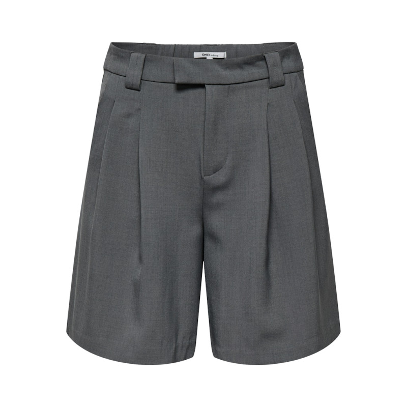 ONLY Svea Mel Bermuda Shorts - Dark Grey Melange