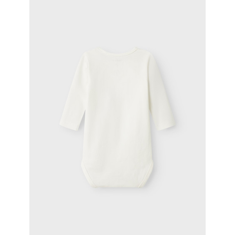NAME IT BABY Life L/S Bodystocking - Cloud Dancer