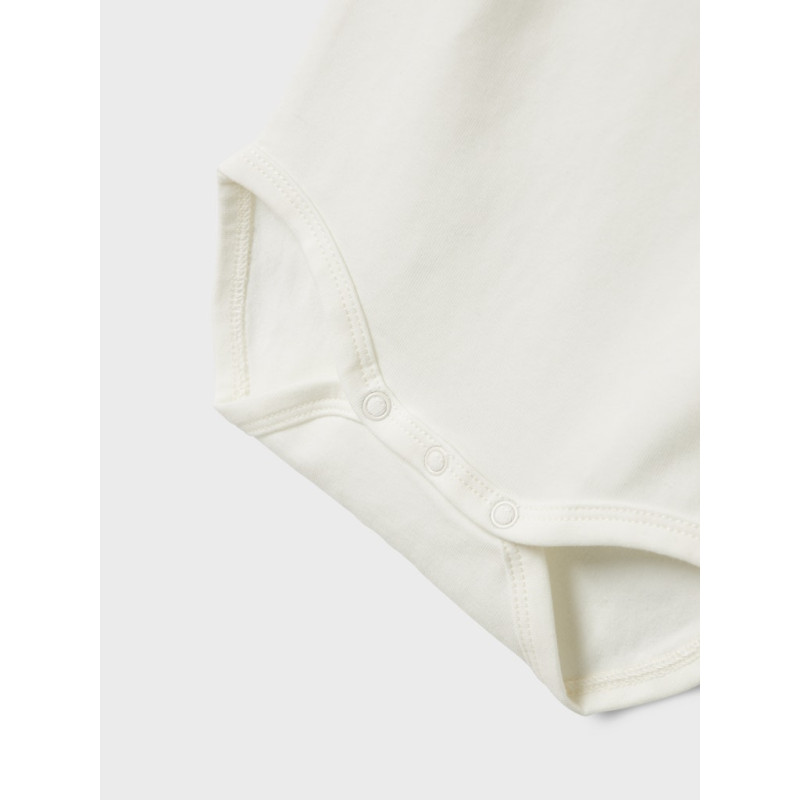 NAME IT BABY Life L/S Bodystocking - Cloud Dancer