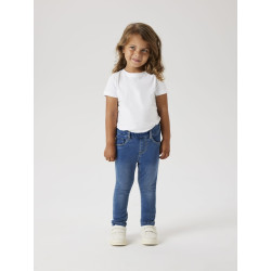 NAME IT MINI Salli Slim Denim Leggings - Medium Blue Denim