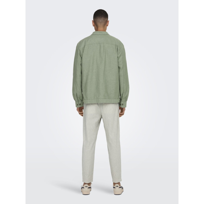 ONLY & SONS Kenneth Hør Overshirt - Swamp