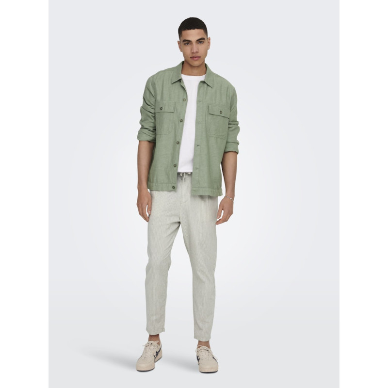 ONLY & SONS Kenneth Hør Overshirt - Swamp