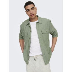 ONLY & SONS Kenneth Hør Overshirt - Swamp