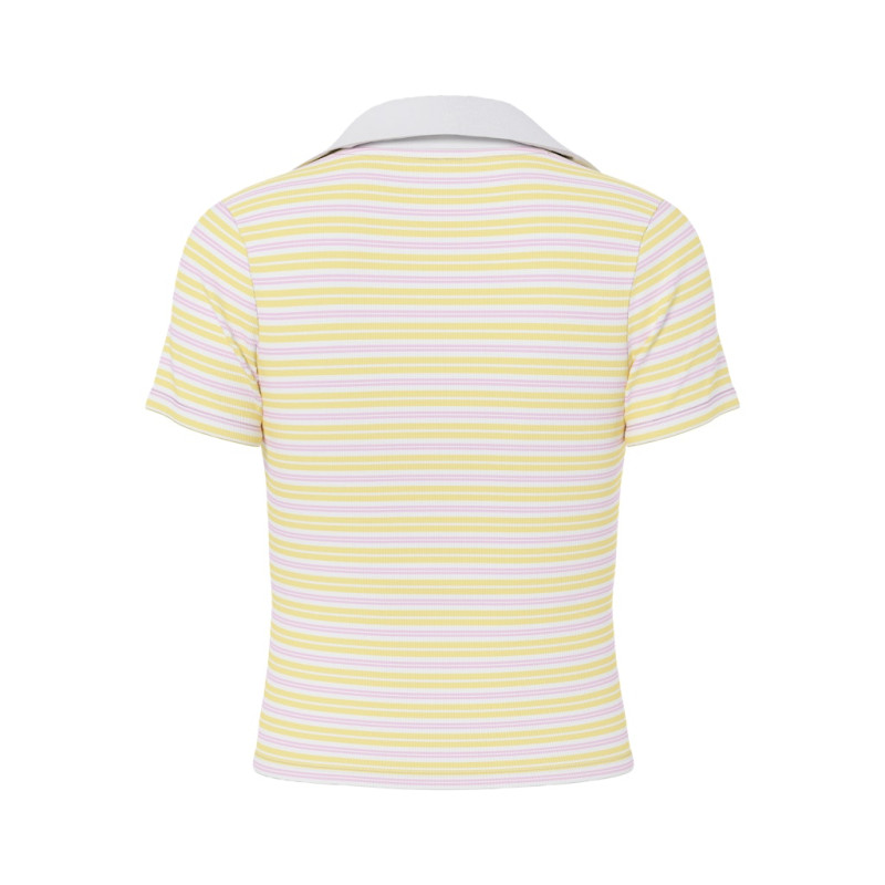 PIECES Jayjay S/S Polo - Pale Banana