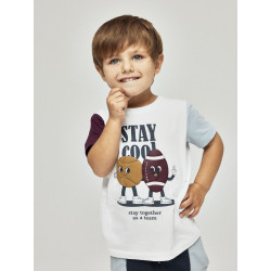NAME IT MINI Kyler T-shirt - Bright White