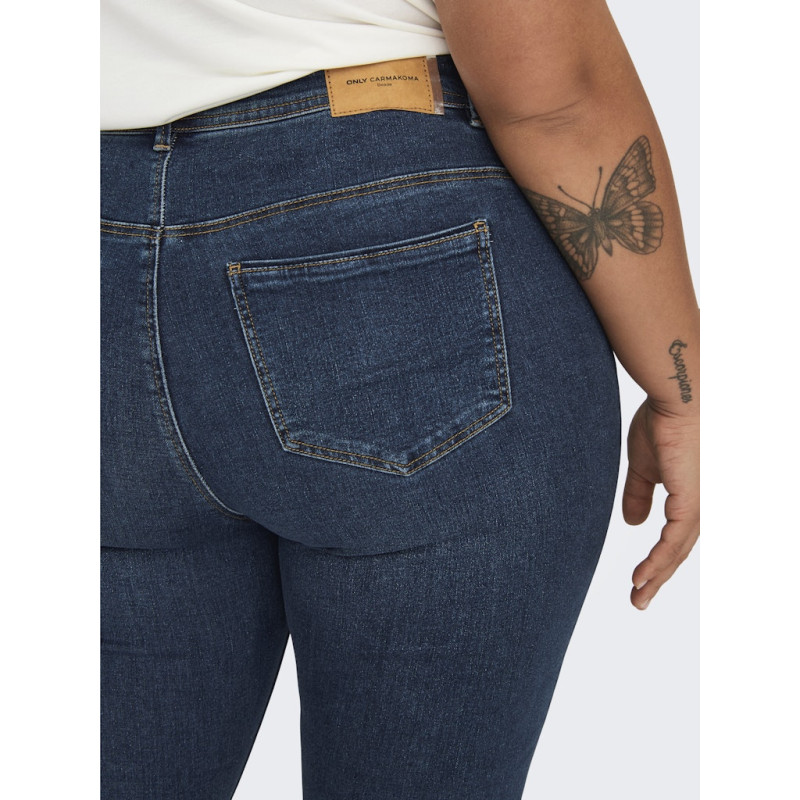 ONLY CARMAKOMA Sally Skinny Jeans BJ581 - Dark Blue Denim