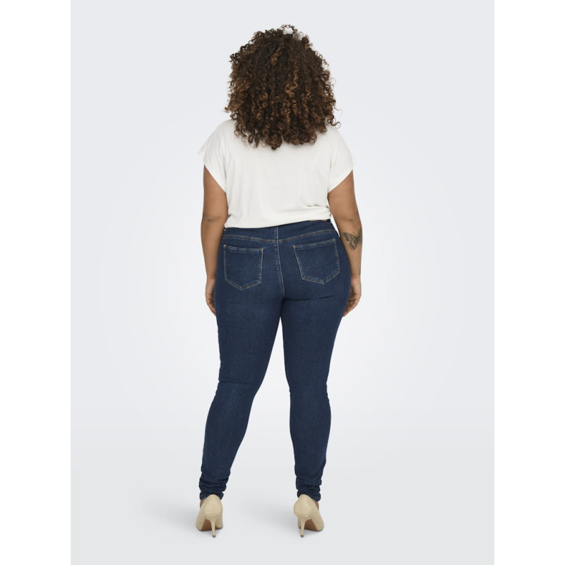 ONLY CARMAKOMA Sally Skinny Jeans BJ581 - Dark Blue Denim