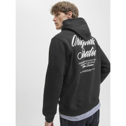 JACK & JONES Norrebro Typo Hoodie - Sort