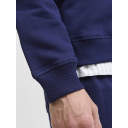 JACK & JONES Norrebro Broderet Sweatshirt - Ocean Cavern