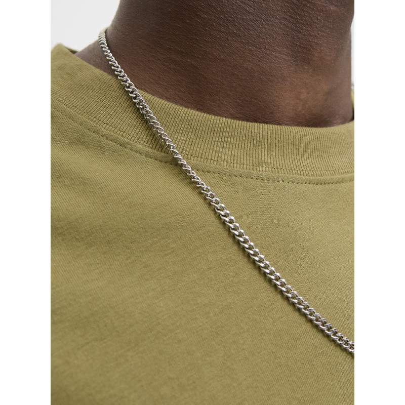 JACK & JONES PLUS Norrebro Broderet T-shirt - Olive Drab