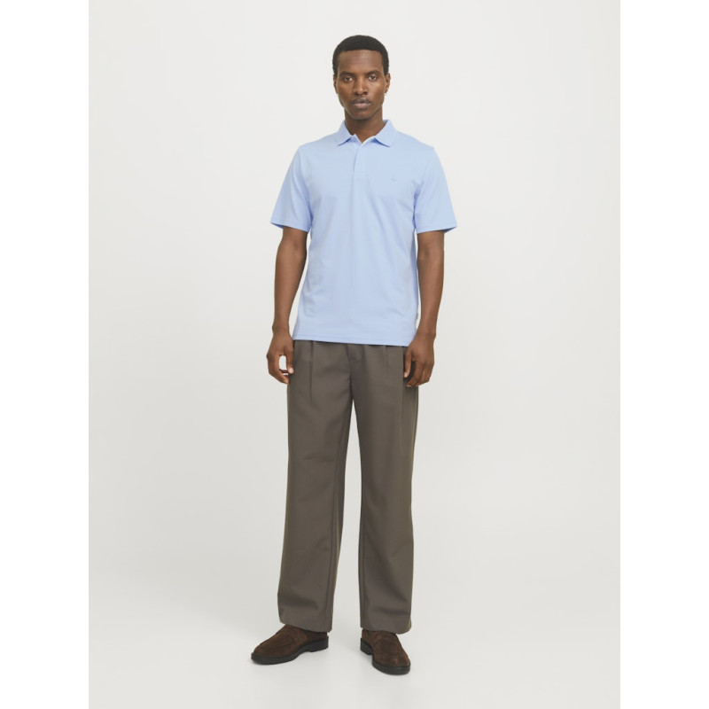 JACK & JONES PREMIUM Crodney S/S Polo - Chambray Blue