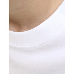 JACK & JONES JUNIOR Norrebro Broderet T-shirt - Bright White