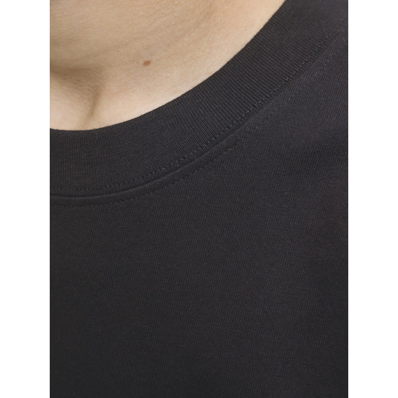 JACK & JONES JUNIOR Norrebro Broderet T-shirt - Sort
