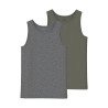 NAME IT KIDS Tank 2-Pak Undertrøje - Tea Leaf
