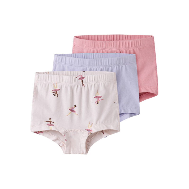 NAME IT MINI Tights Ballarina 3-Pak Underbukser - Pearl