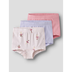 NAME IT MINI Tights Ballarina 3-Pak Underbukser - Pearl