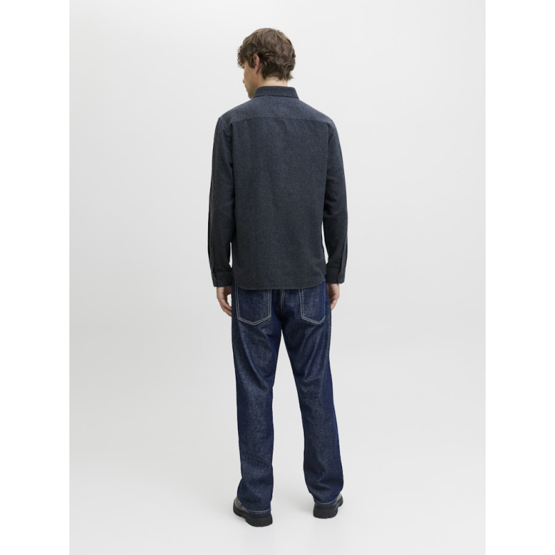 JJ REBEL Bike Melange Skjorte - Sky Captain