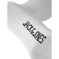 JACK & JONES Basic 5-Pak Tennis Sokker - Hvid
