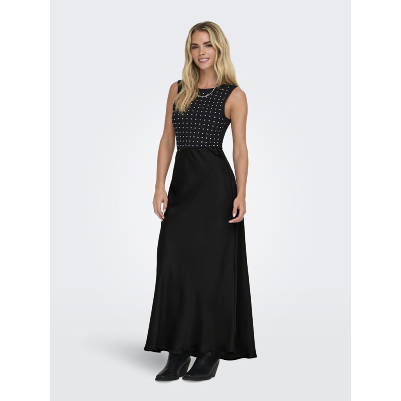ONLY Chico Satin Maxi Nederdel - Sort