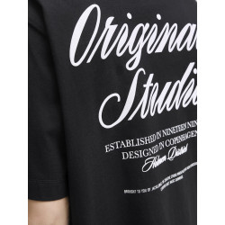 JACK & JONES Norrebro Typo T-shirt - Sort