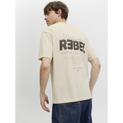 JJ REBEL Jim T-shirt - Moonbeam