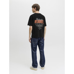 JJ REBEL Jim T-shirt - Sort