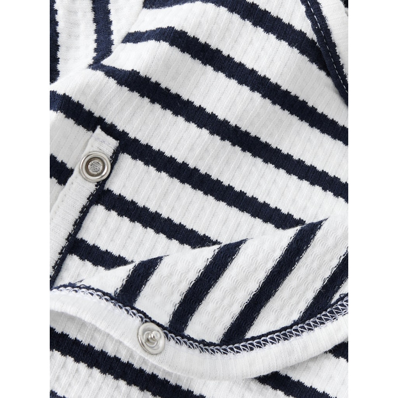 NAME IT BABY Kans L/S Wrap Bodystocking - Cloud Dancer