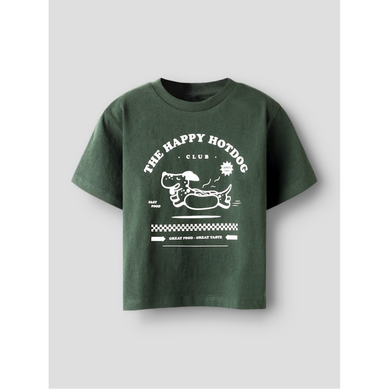 NAME IT MINI Kieran T-shirt - Deep Forest