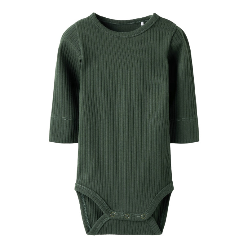 NAME IT BABY Kenno L/S Bodystocking - Deep Forest