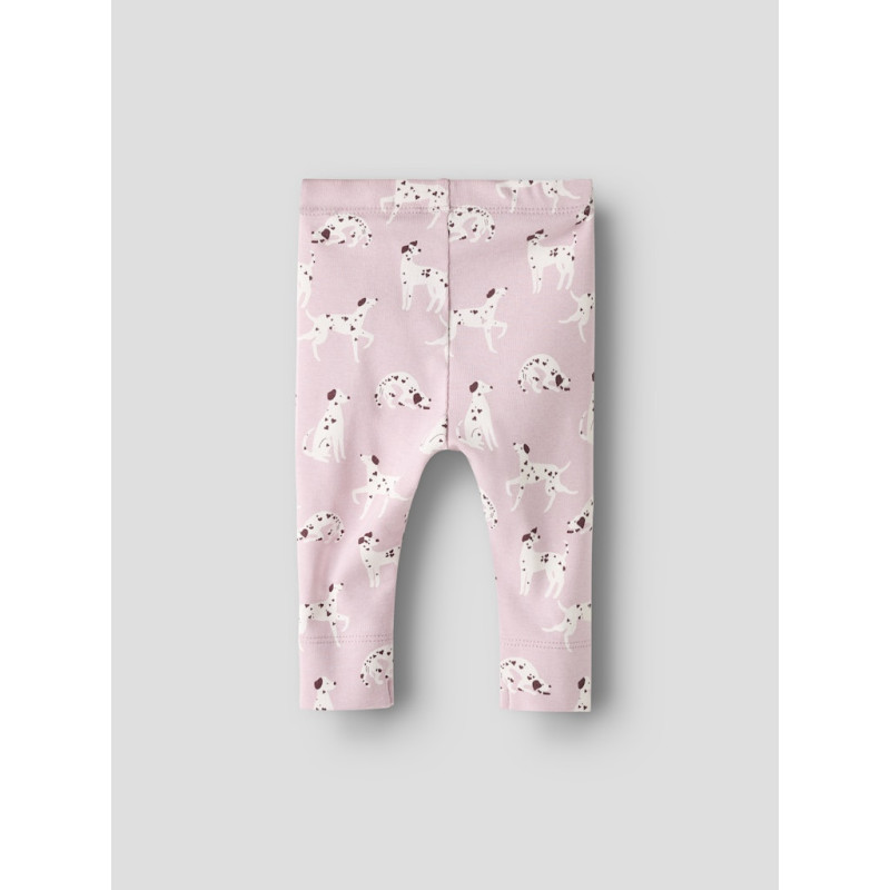 NAME IT BABY Kilas Leggings - Bleached Mauve / Cloud Dancer