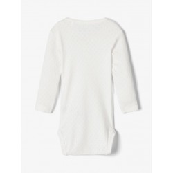 NAME IT Baby langærmet body - Snow White