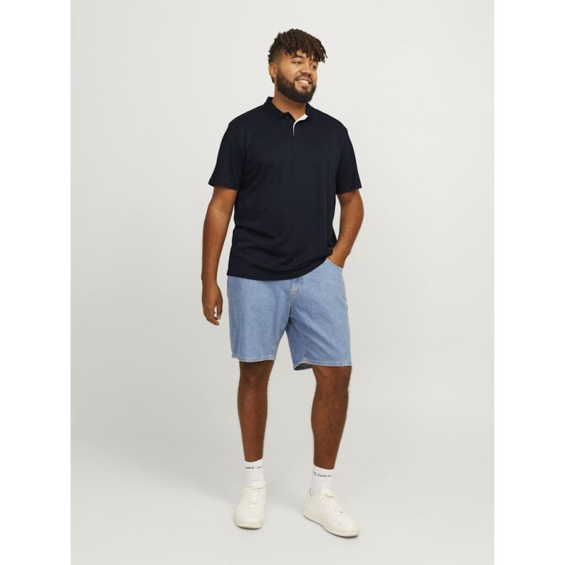 JACK & JONES PLUS Crodney S/S Polo - Night Sky