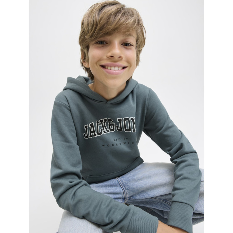 JACK & JONES JUNIOR Caleb Varsity Sweatshirt - Stormy Weather