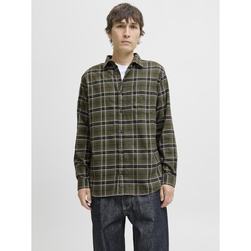 JACK & JONES James Flannel L/S Skjorte - Rosin