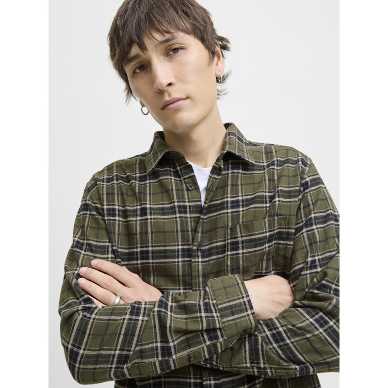 JACK & JONES James Flannel L/S Skjorte - Rosin