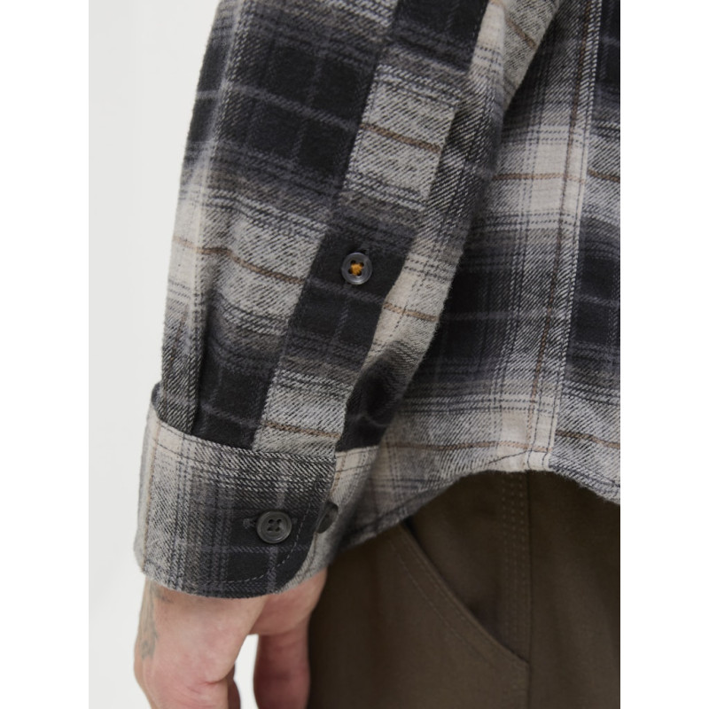 JACK & JONES James Flannel L/S Skjorte - Stormy Weather