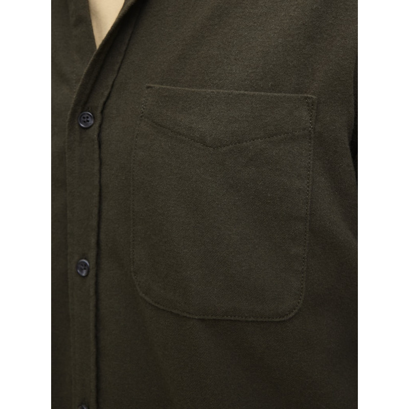 JACK & JONES James Flannel L/S Skjorte - Rosin / Solid