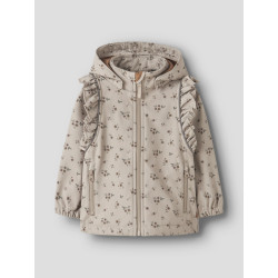 NAME IT MINI Alfa08 Sofshell Jakke - Pure Cashmere / Bouquet