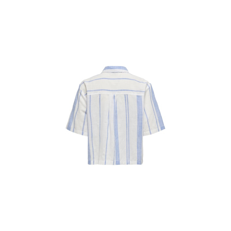 JDY Dorthea Skjorte - Cloud Dancer / Della Rubbia Blue