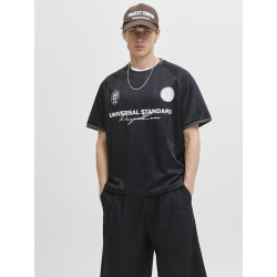 JACK & JONES Cover Retro Football T-shirt - Sort