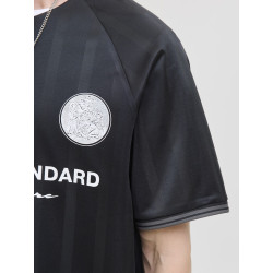 JACK & JONES Cover Retro Football T-shirt - Sort