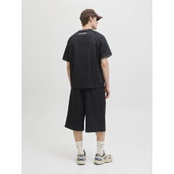 JACK & JONES Cover Retro Football T-shirt - Sort