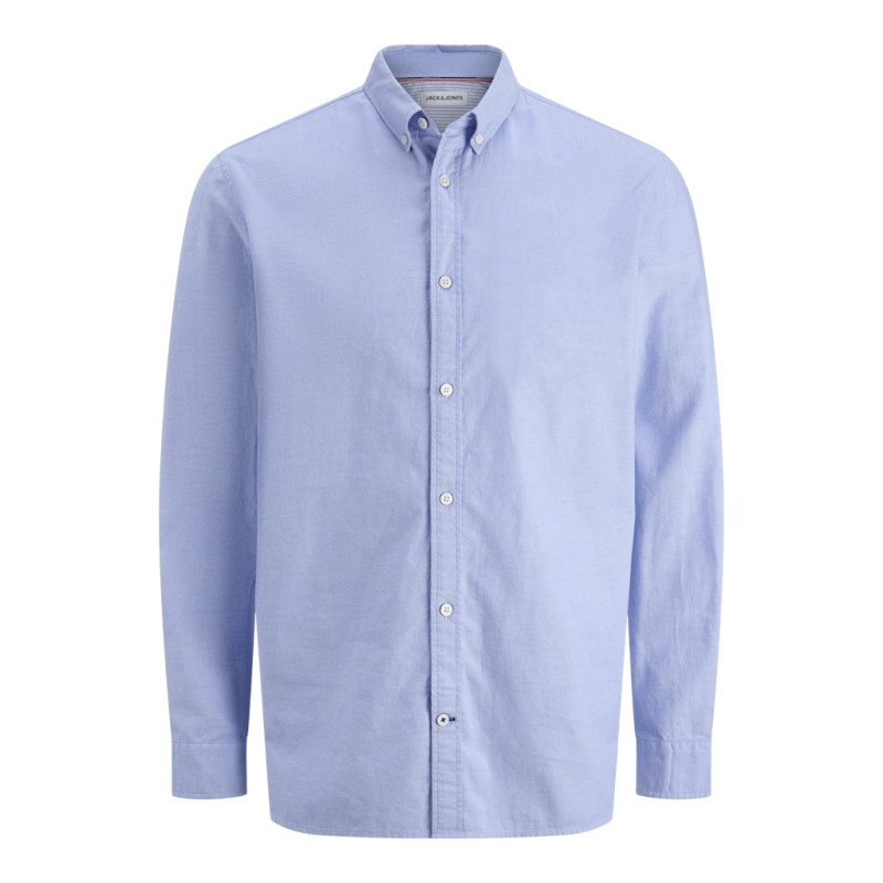 JACK & JONES Oxford Detail L/S Skjorte - Cashmere Blue