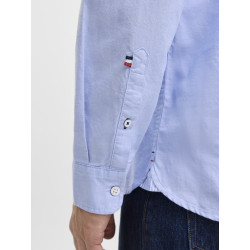 JACK & JONES Oxford Detail L/S Skjorte - Cashmere Blue