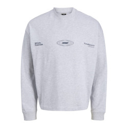 JACK & JONES JUNIOR Signal Sweatshirt - White Melange