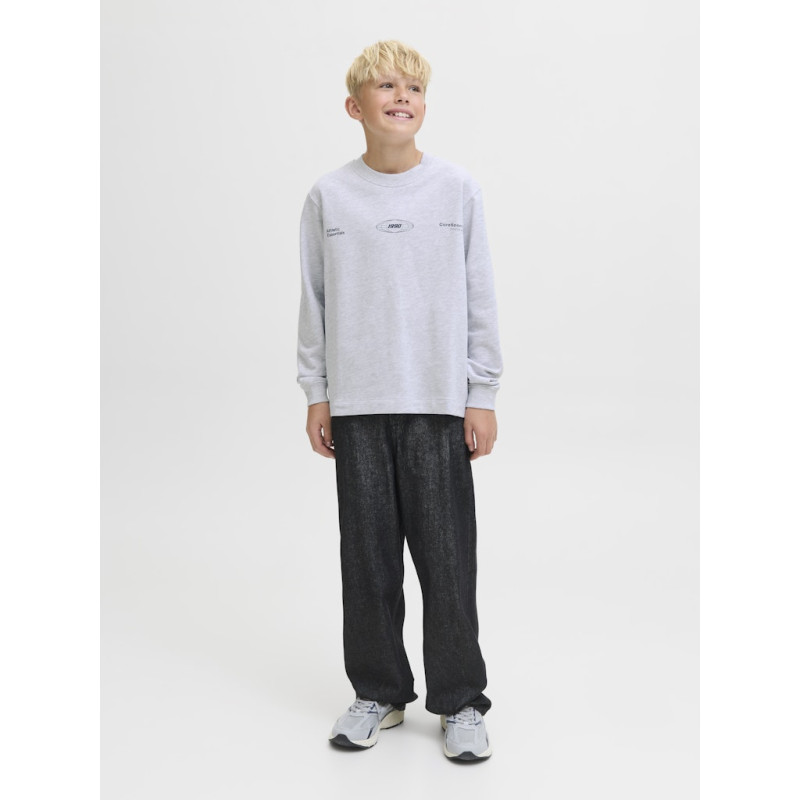 JACK & JONES JUNIOR Signal Sweatshirt - White Melange